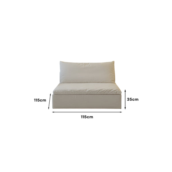 Sahab Single Seater Armless Sofa