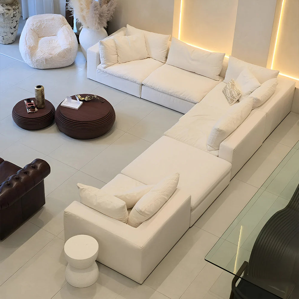 Sahab Corner Sofa With Ottoman