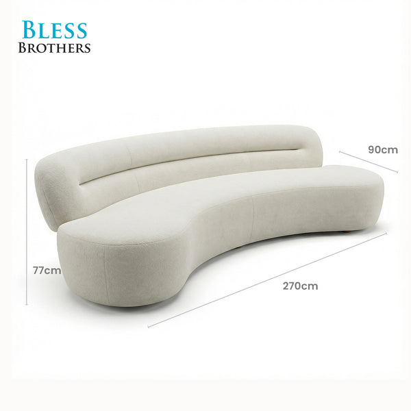 Serenity Curved 4 Seater Sofa