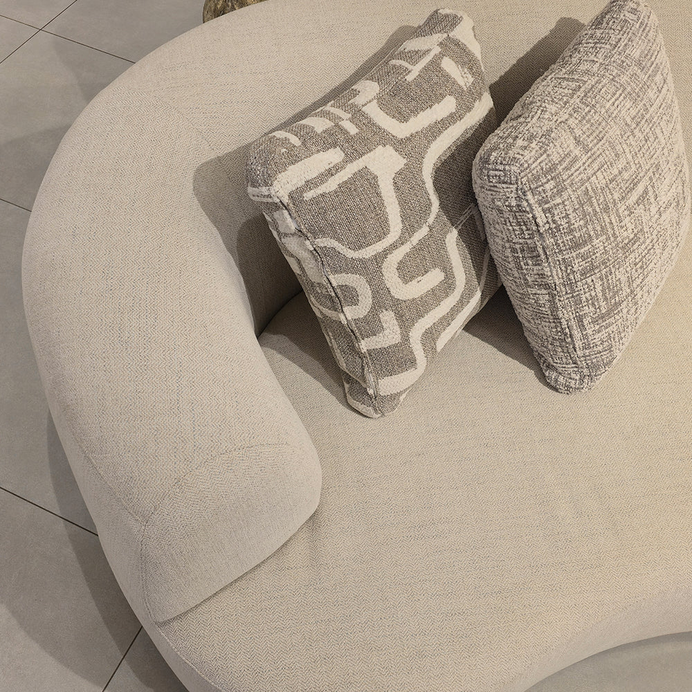 Claire Curved 3 Seater Sofa