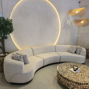 Claire Curved 5 Seater Sofa