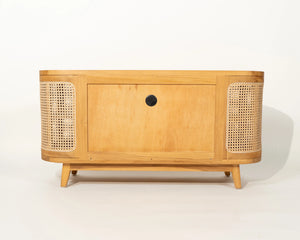 Sumba Side Board Teak Wood and Rattan