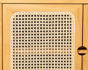 Sumba Side Board Teak Wood and Rattan