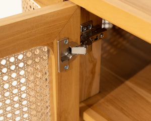 Sumba Side Board Teak Wood and Rattan