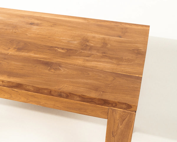 Tuli Dining Table Natural Teak Wood