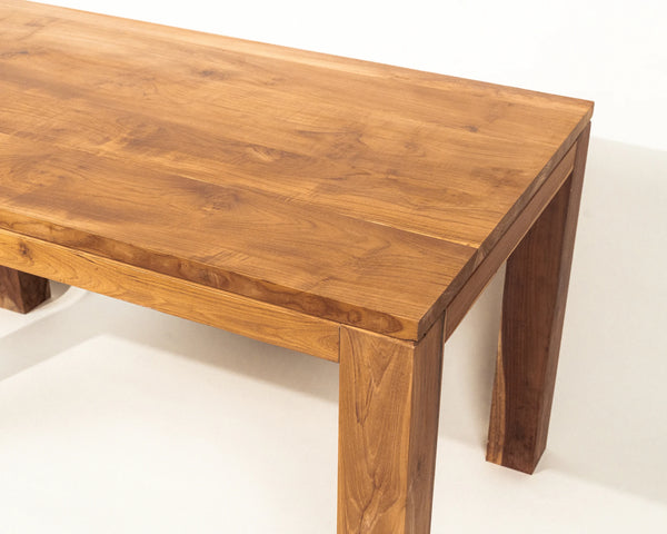 Tuli Dining Table Natural Teak Wood