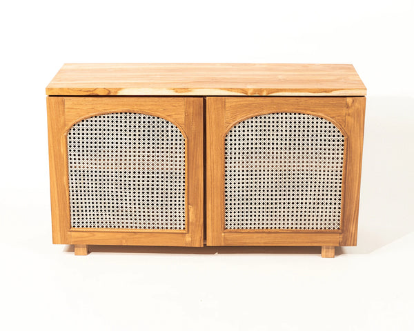 Vana 2 Door Side Board Natural Teak Wood