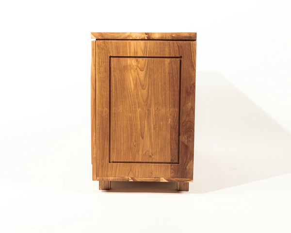 Vana 2 Door Side Board Natural Teak Wood