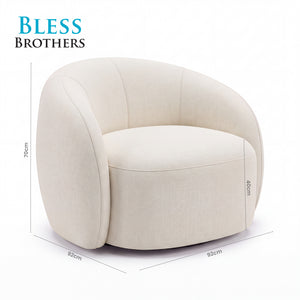 Vogue Swiveling Armchair