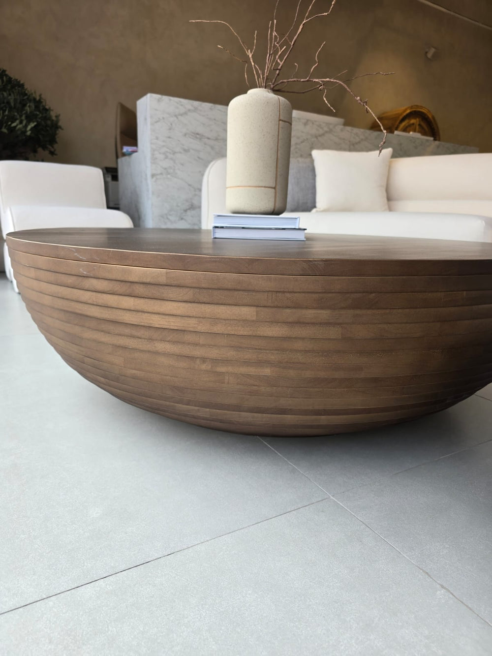 Wooden Whispers Round Coffee Tables