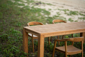 Yugen Rectangular Outdoor Table Teak Wood