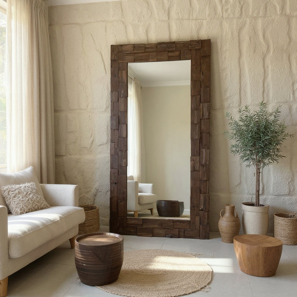 Lucca Wooden Mirror