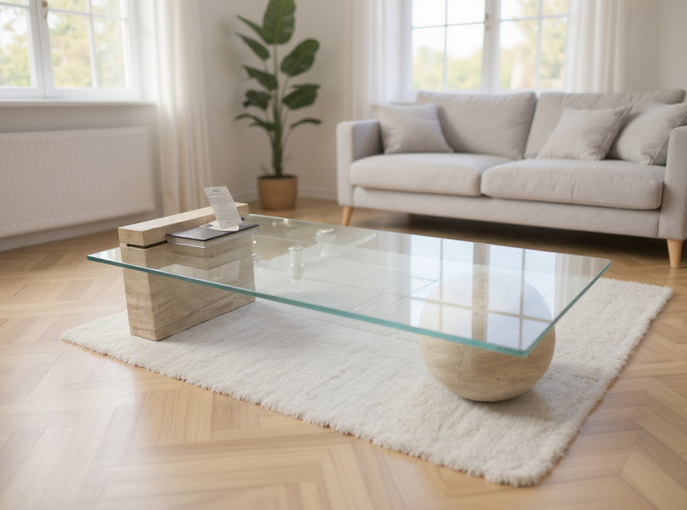 Wildbreeze Travertine Coffee Table