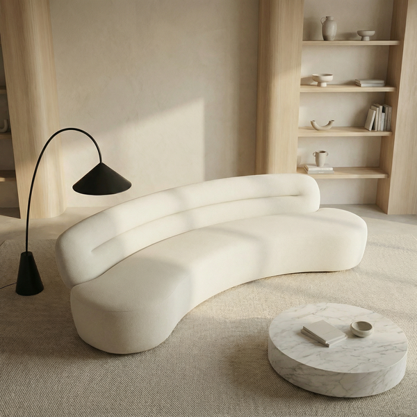 Serenity Curved 4 Seater Sofa
