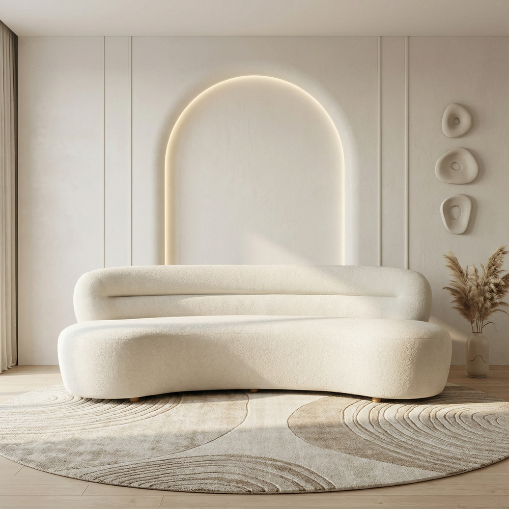 Serenity Curved 3 Seater Sofa