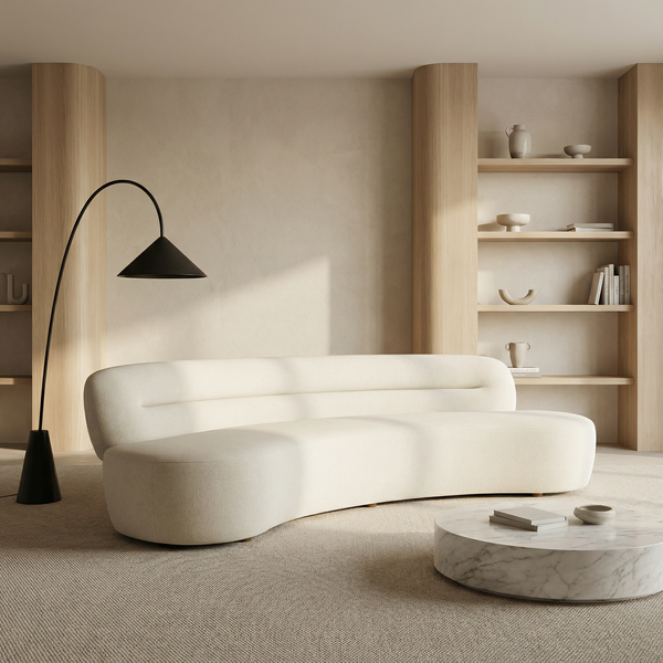 Serenity Curved 4 Seater Sofa