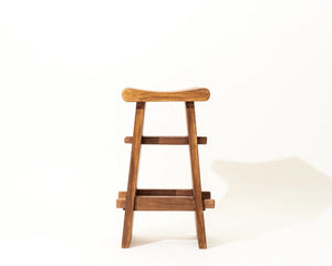 Hikina Bar Stool Suar Wood