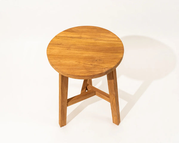 Kauri Bar Stool Reclaimed Teak Wood