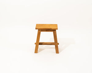 Malama Rectangle Side Table & Stool Reclaimed Teak Wood