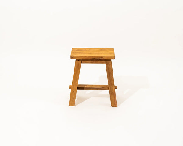 Malama Rectangle Side Table & Stool Reclaimed Teak Wood