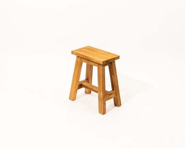 Malama Rectangle Side Table & Stool Reclaimed Teak Wood