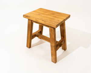 Malama Rectangle Side Table & Stool Reclaimed Teak Wood