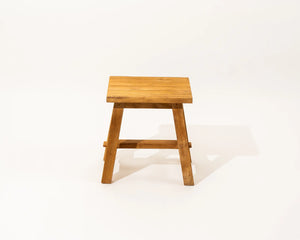 Malama Rectangle Side Table & Stool Reclaimed Teak Wood