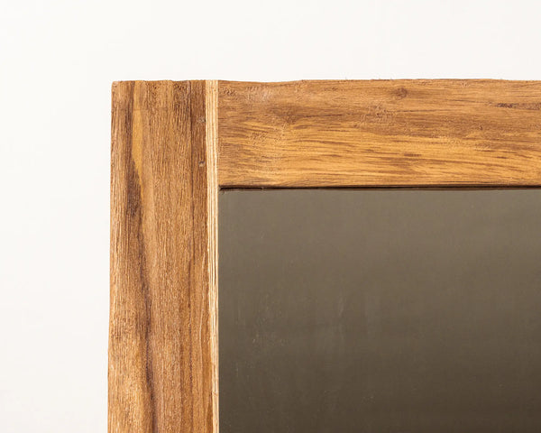 Sorrento Rustic Rectangular Mirror Teak Wood natural teak