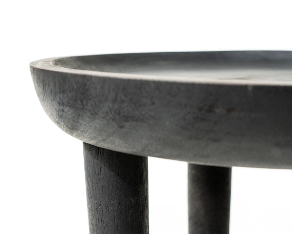 Uira Round Side Table & Stool Suar Wood