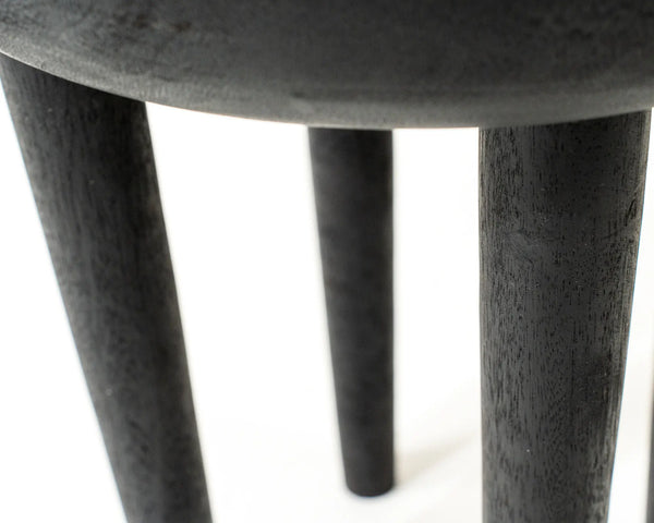 Uira Round Side Table & Stool Suar Wood