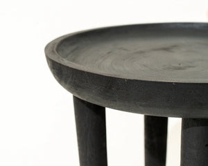 Uira Round Side Table & Stool Suar Wood