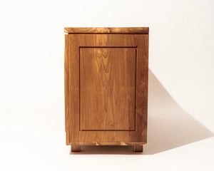 Vana 2 Door Side Board Natural Teak Wood