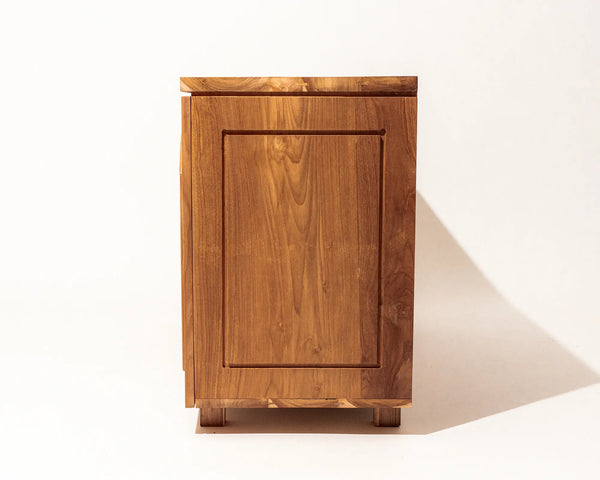 Vana 2 Door Side Board Natural Teak Wood
