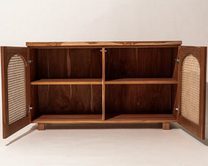 Vana 2 Door Side Board Natural Teak Wood