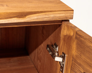 Vana 2 Door Side Board Natural Teak Wood