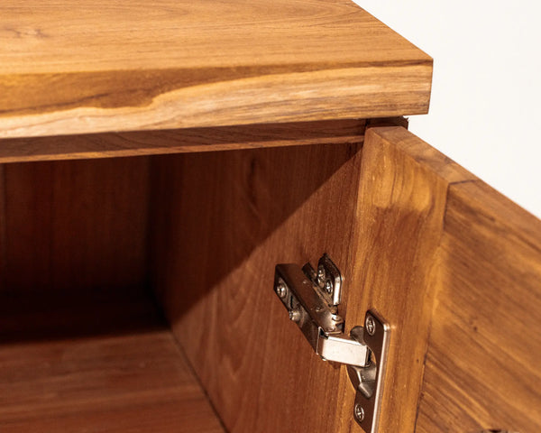 Vana 2 Door Side Board Natural Teak Wood