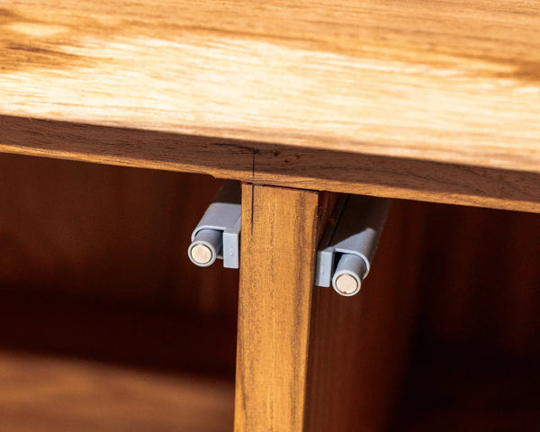 Vana 2 Door Side Board Natural Teak Wood