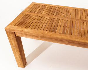 Yugen Rectangular Outdoor Table Teak Wood