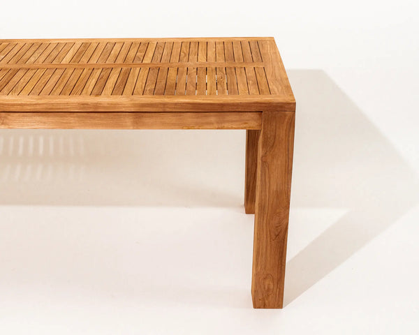 Yugen Rectangular Outdoor Table Teak Wood